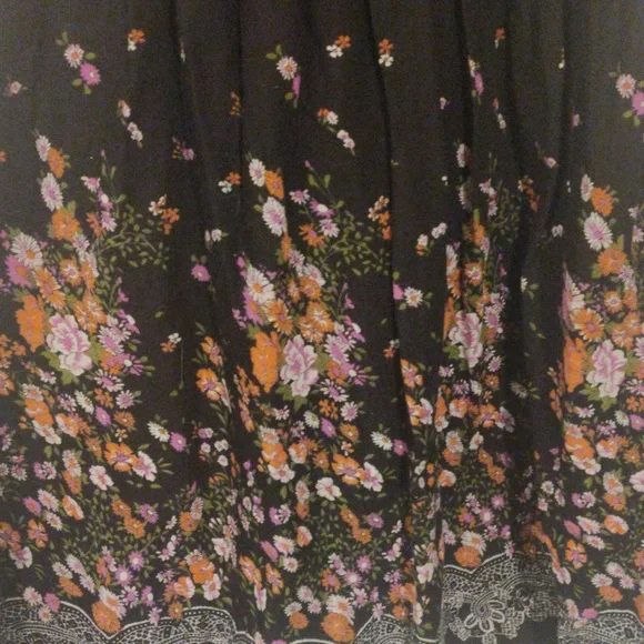 Forever twenty one black floral summer dress - Picture 2 of 6